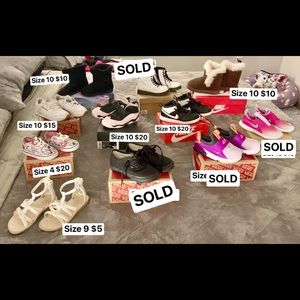 Girls Name Brand Shoes - Nike - Jordan - Vans - Reebok & More